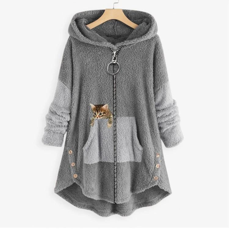 Vanda | Veste chaude et douce, câline comme un ours en peluche