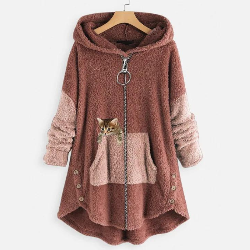 Vanda | Veste chaude et douce, câline comme un ours en peluche